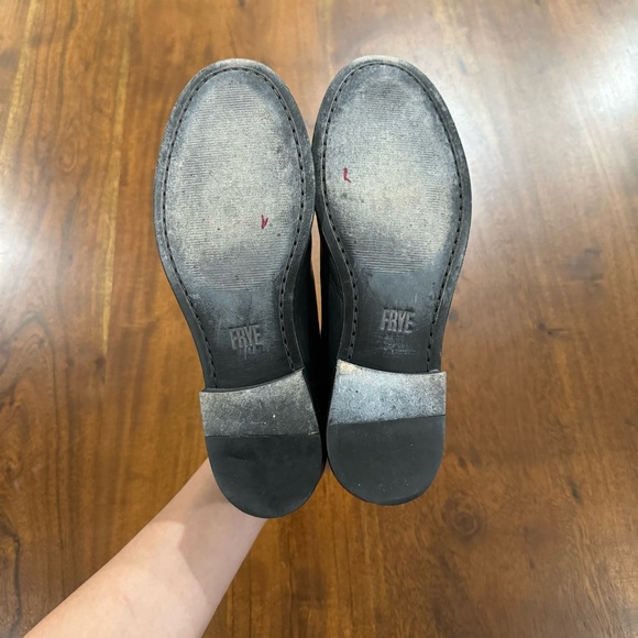 Frye Elyssa Leather Ankle Cognac Slip On Shooties Ankle Booties Size 7 - Picture 7 of 7